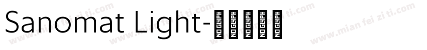 Sanomat Light字体转换